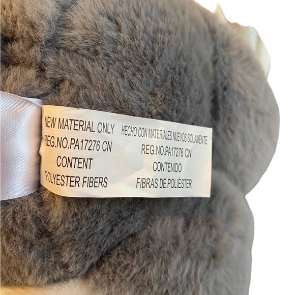 Parent's Choice Baby & Toddler White & Gray Dot Blanket & Plush Elephant Toy Set - Picture 11 of 14